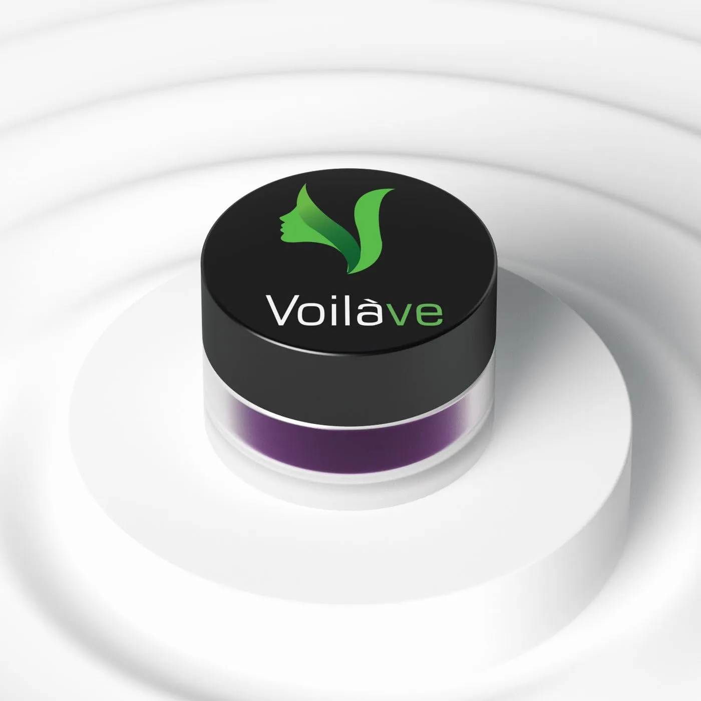 VoilaVe Eggplant Liquid Gel Eyeliner - Waterproof, Smudge-Proof, Long-Lasting Formula - Available in 5 Shades for Precise Application, 0.0246oz / 7g