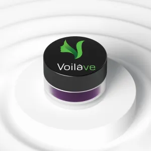 VoilaVe Eggplant Liquid Gel Eyeliner - Waterproof, Smudge-Proof, Long-Lasting Formula - Available in 5 Shades for Precise Application, 0.0246oz / 7g