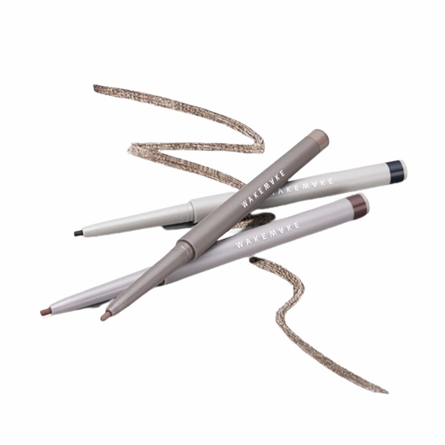 Wakemake Real Ash Pencil Liner/Long Lasting Eyeliner/Pen Eyeliner (Sanded Black)