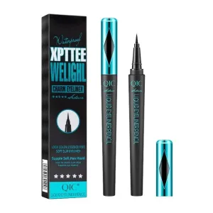 Waterproof & Smudge-proof Blue Elf Eyeliner - Fine Tip & Long-Lasting Makeup, Black