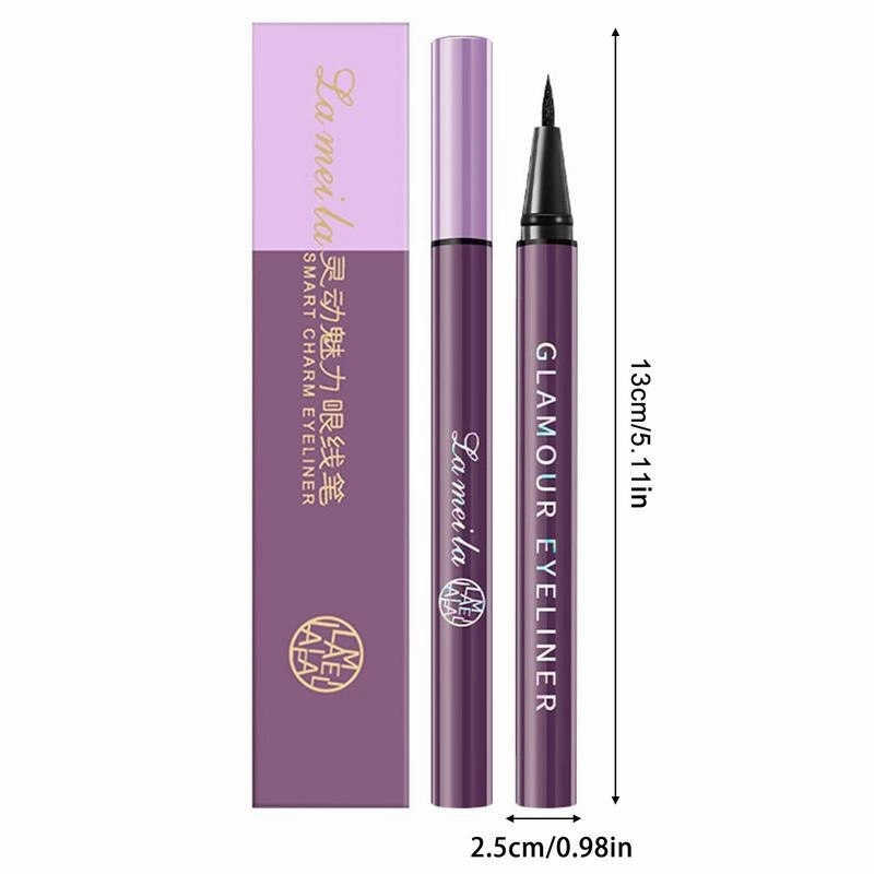 Waterproof Liquid Eyeliner Smudge Proof Fine Tip Makeup Eyeliner For Women Beginner Friendly Fast Drying Cosmetics Portable Long