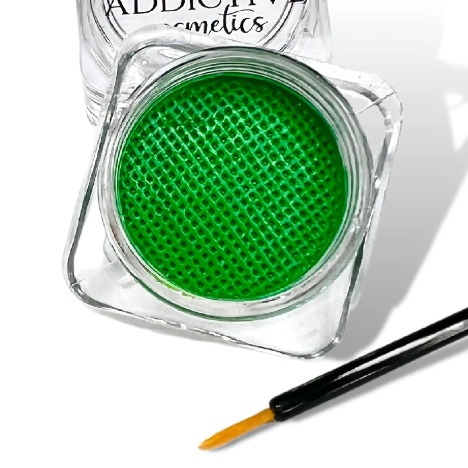 Wet Liners Parent- Cake Eyeliner with Applicator Brush - Water Activated Dry Pressed Eyeliner - Long-Lasting, Vibrant Color, Smudge Resistant - Vegan Cruelty Free Paraben Free (Bright Green)