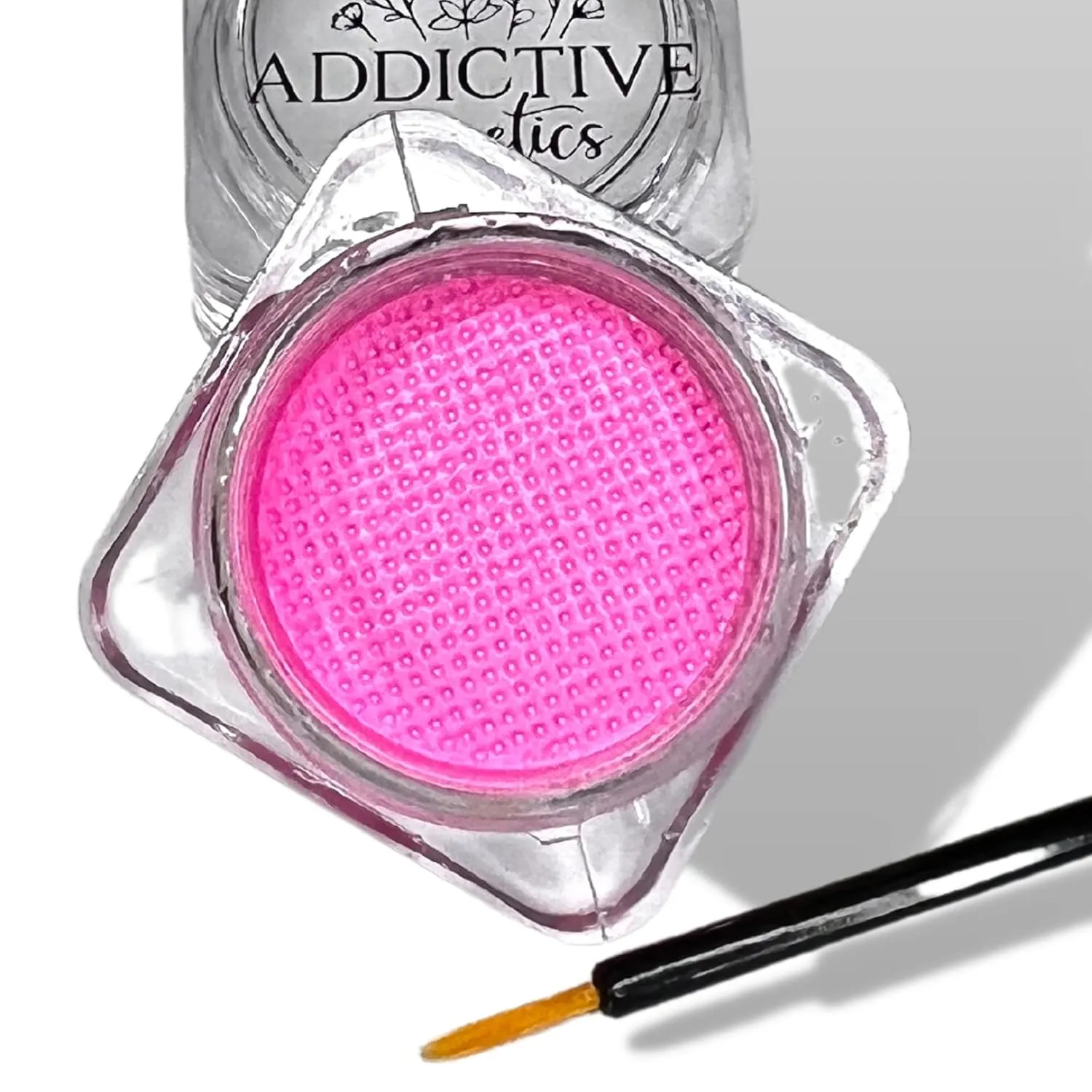 Wet Liners Parent- Cake Eyeliner with Applicator Brush - Water Activated Dry Pressed Eyeliner - Long-Lasting, Vibrant Color, Smudge Resistant - Vegan Cruelty Free Paraben Free (Neon Bubblegum)