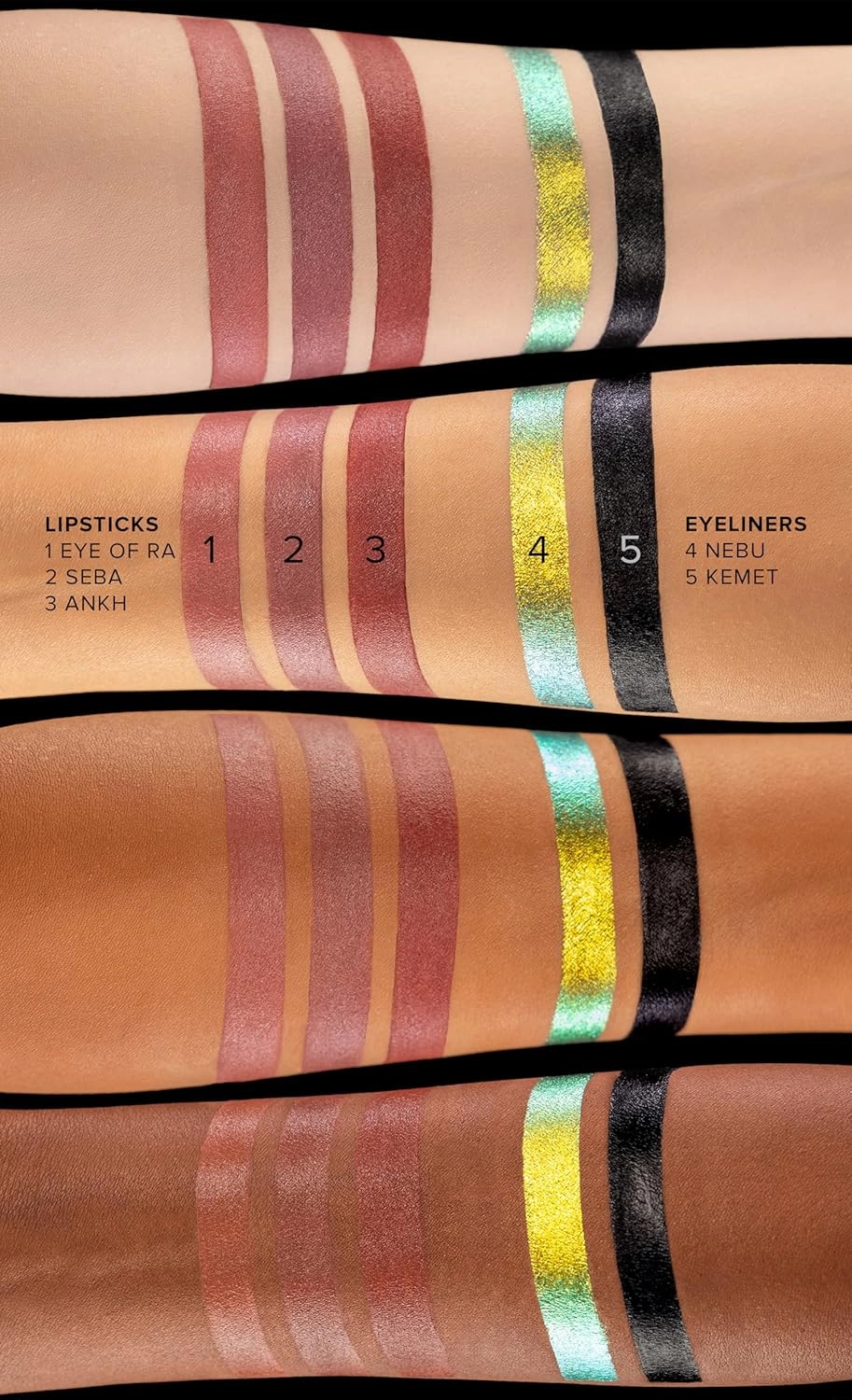Whats Up Beauty - Egyptian Queen Liquid Eyeliner - Shade Kemet Black Clean Cruelty Free Vegan Eye Makeup