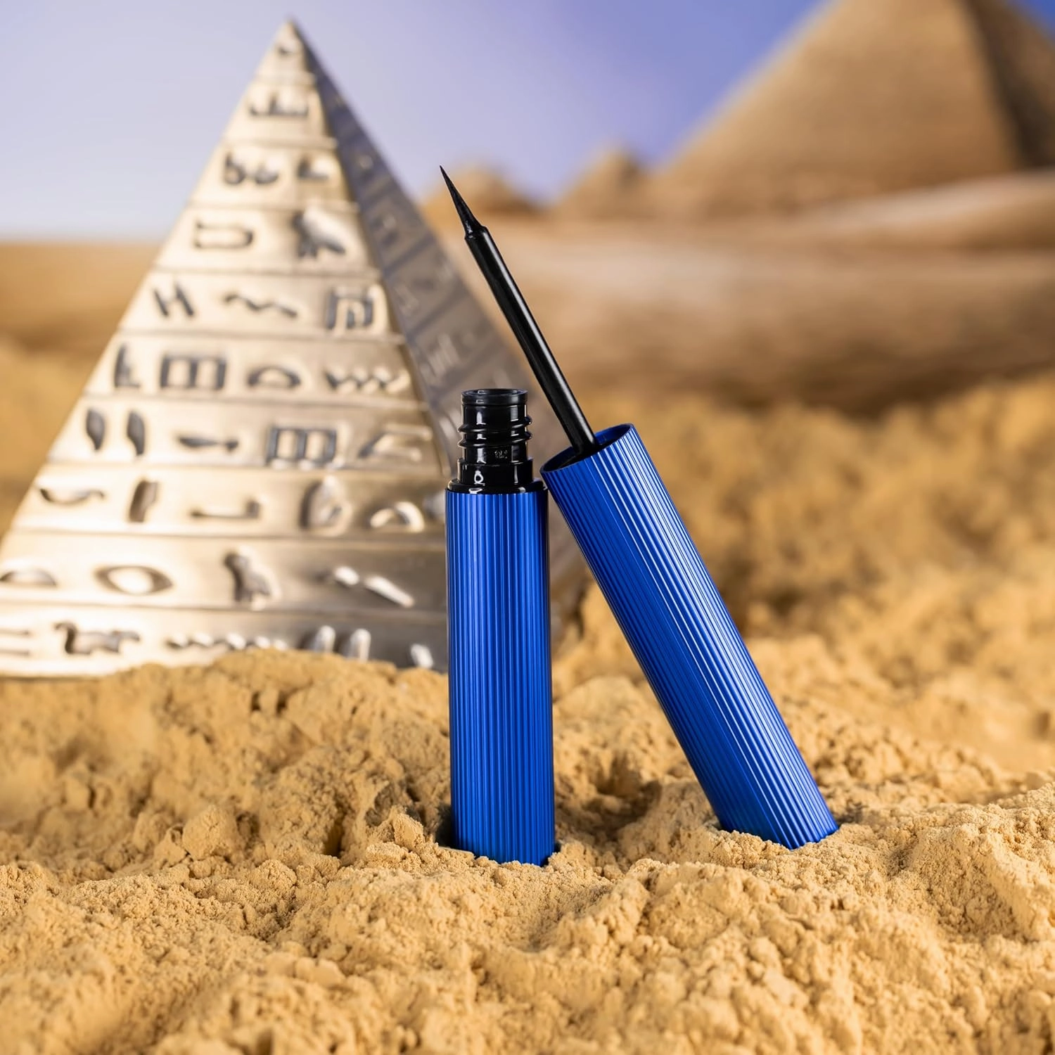 Whats Up Beauty - Egyptian Queen Liquid Eyeliner - Shade Kemet Black Clean Cruelty Free Vegan Eye Makeup