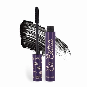 Winky Lux | So Extra Mascara and Liquid Eyeliner Bundle | Lengthening Mascara | Liquid Eyeliner | Black