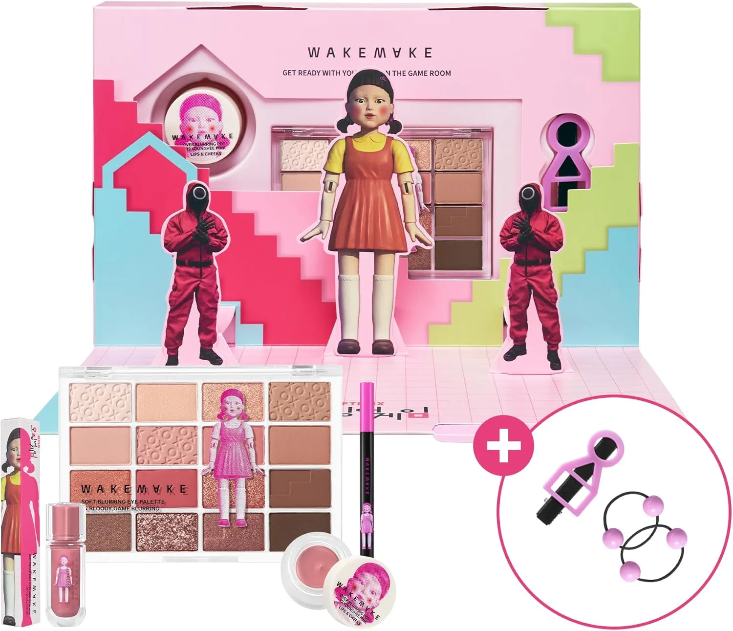 WM X Netflix Squid Game Get Ready with Younghee Make up Set | Korean Make Up Set