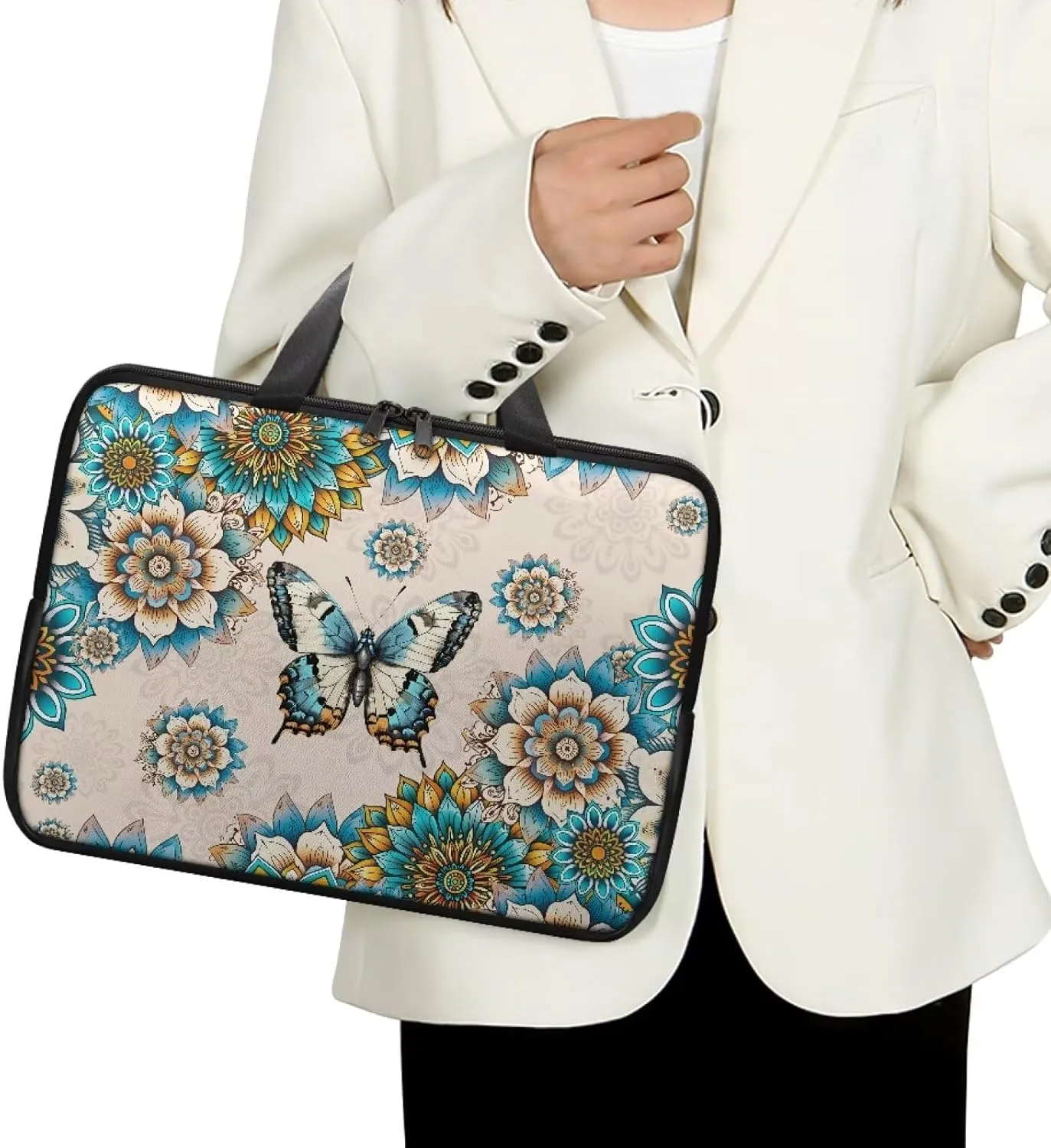 Women Men Laptop Tote Bag Portable Work 10-17 Large Laptop Briefcase Waterproof Messenger Handle Bag Business Trip