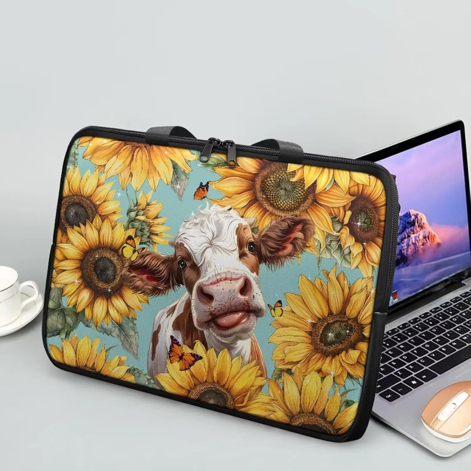Women Men Laptop Tote Bag Portable Work 10-17 Large Laptop Briefcase Waterproof Messenger Handle Bag Business Trip