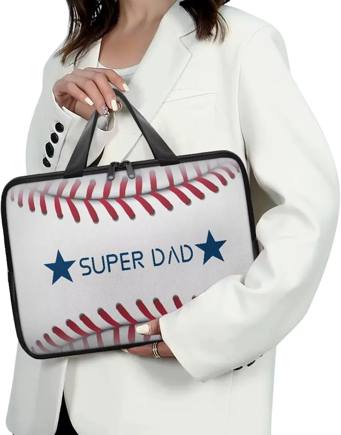 Women Men Laptop Tote Bag Portable Work 10-17 Large Laptop Briefcase Waterproof Messenger Handle Bag Business Trip