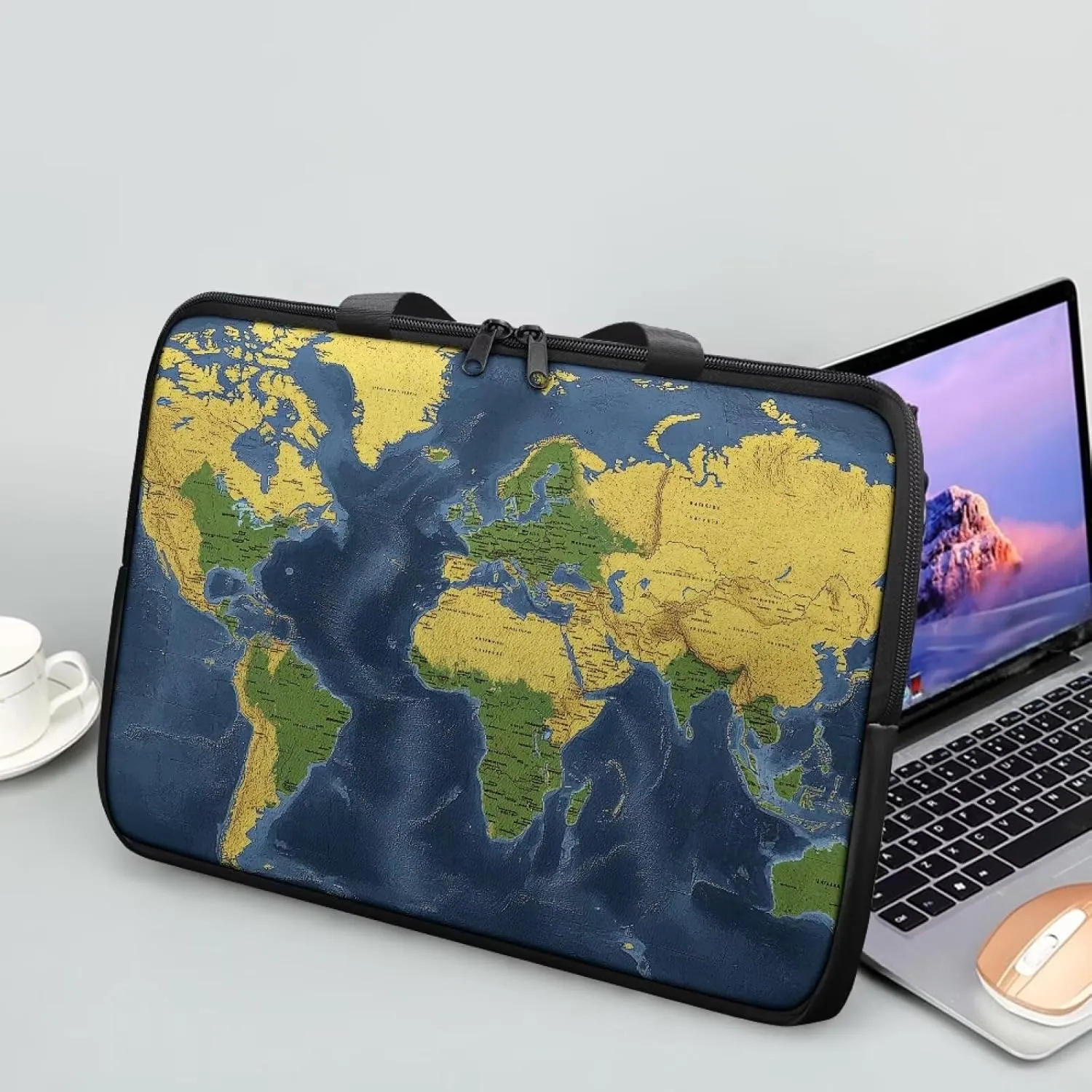 Women Men Laptop Tote Bag Portable Work 10-17 Large Laptop Briefcase Waterproof Messenger Handle Bag Business Trip