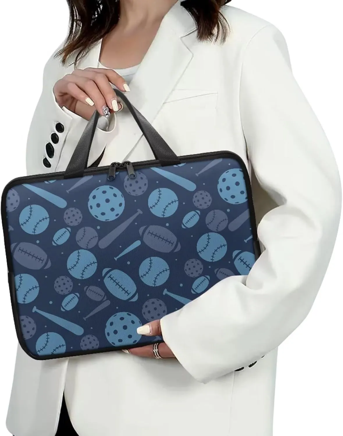 Women Men Laptop Tote Bag Portable Work 10-17 Large Laptop Briefcase Waterproof Messenger Handle Bag Business Trip