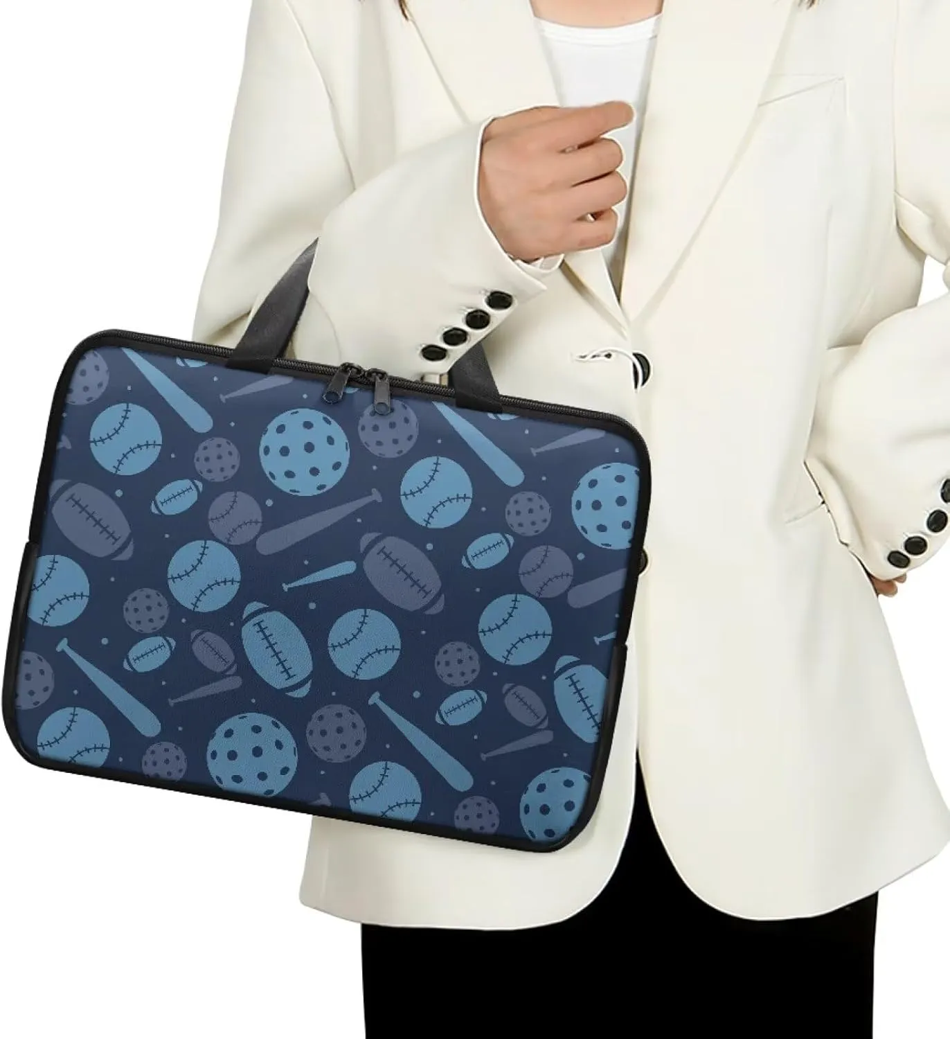 Women Men Laptop Tote Bag Portable Work 10-17 Large Laptop Briefcase Waterproof Messenger Handle Bag Business Trip