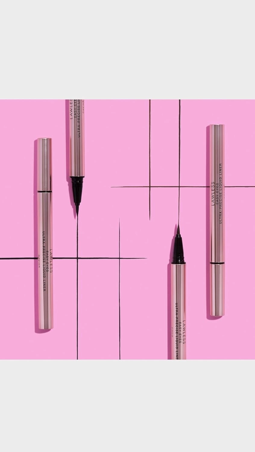 Women's Easy Eyes Ultra Precise Liquid Liner, Caviar, Black, 0.011 Fl Oz