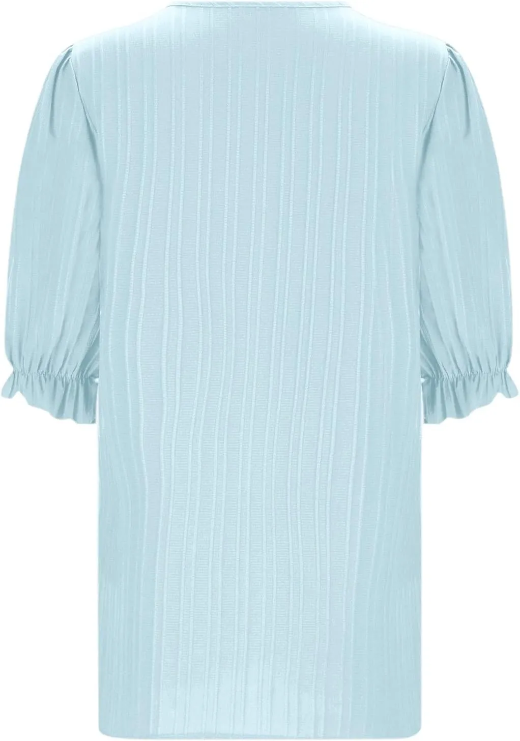 Women's 3/4 Sleeve Tops Elegant Lace V Neck Dressy Casual Shirt Blouse Trendy Outfits 2025 Fashion Clothes