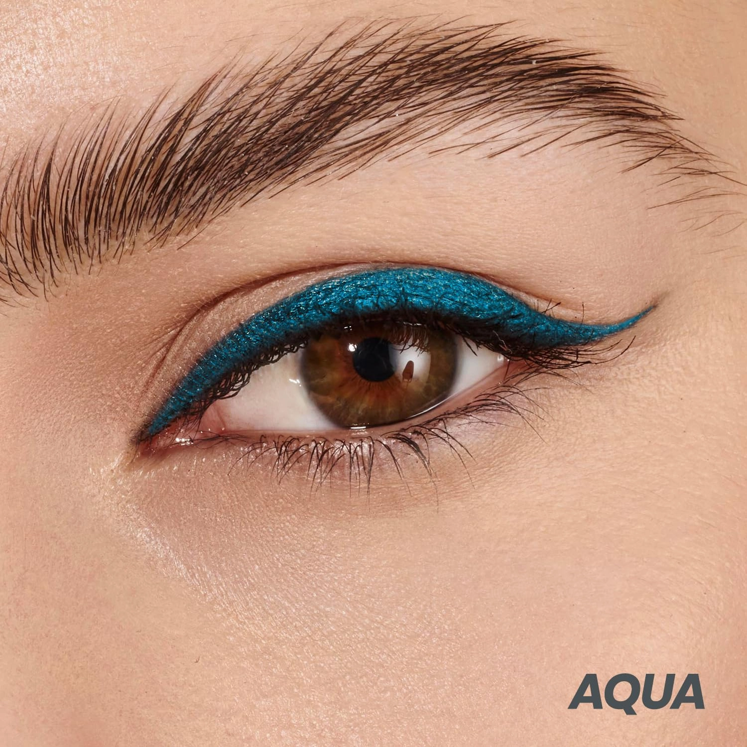 Wonderskin 1440 Longwear Blue Eyeliner Pencil with Sharpener - Waterproof, Sharpenable Eyeliner Pencil & Smudge Proof Blue Eye Liner Pencils (Aqua)