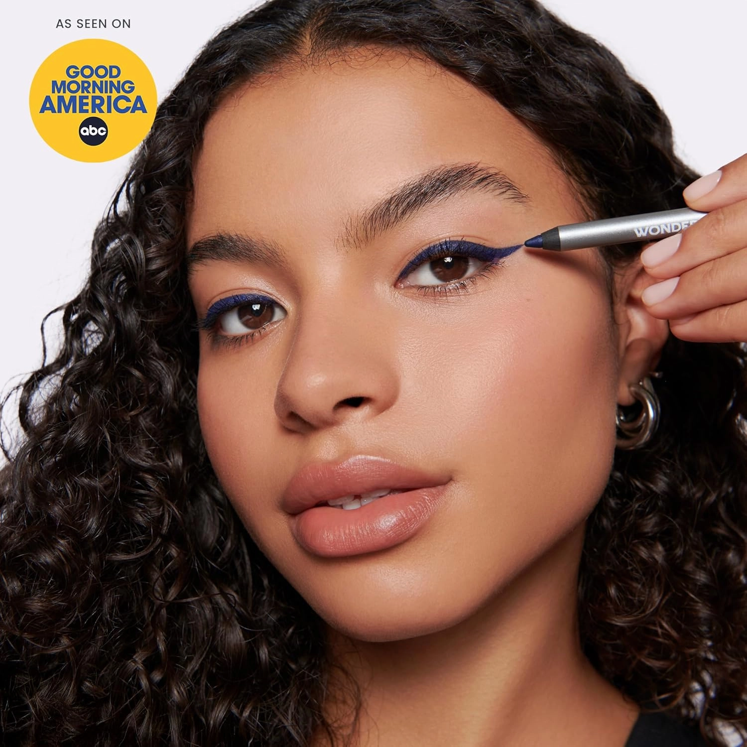 Wonderskin 1440 Longwear Blue Eyeliner Pencil with Sharpener - Waterproof, Sharpenable Eyeliner Pencil & Smudge Proof Blue Eye Liner Pencils (Aqua)