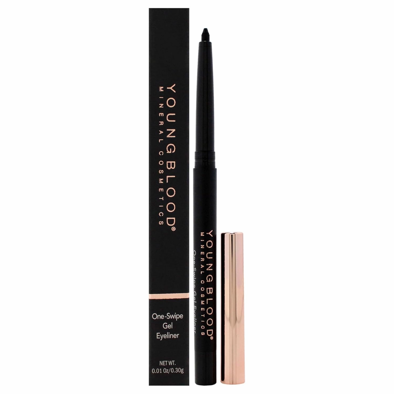 Youngblood One-Swipe Gel Eyeliner - Caviar for Women - 0.01 oz Eyeliner