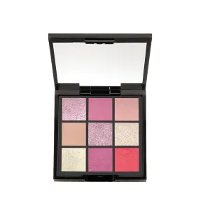 Zermat Eleganzza, Pink Flamingo Eyeshadow Set, 9 shades