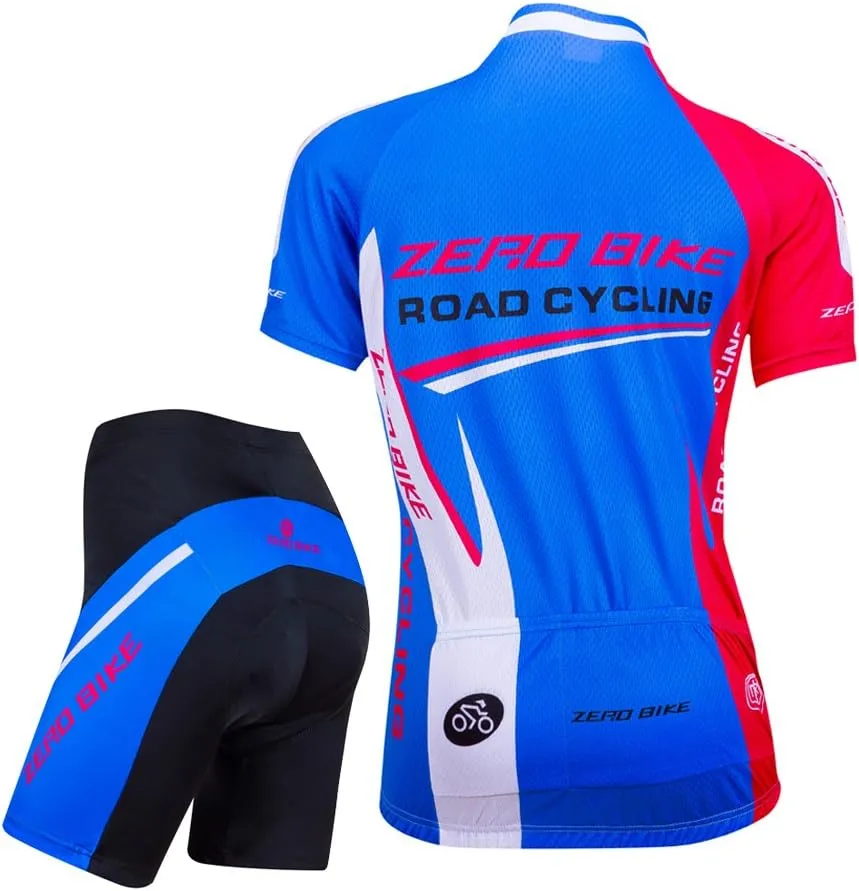 ZEROBIKE® Women's Short Sleeve Cycling Jersey Jacket Cycling Shirt Quick Dry Breathable Mountain Clothing Bike Top