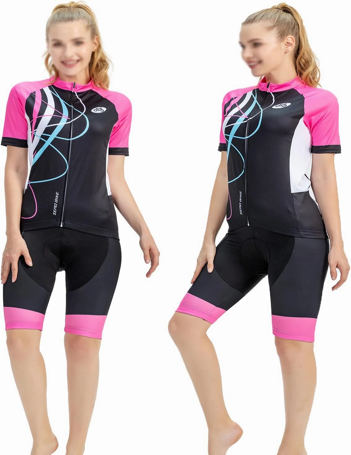 ZEROBIKE® Women's Short Sleeve Cycling Jersey Jacket Cycling Shirt Quick Dry Breathable Mountain Clothing Bike Top