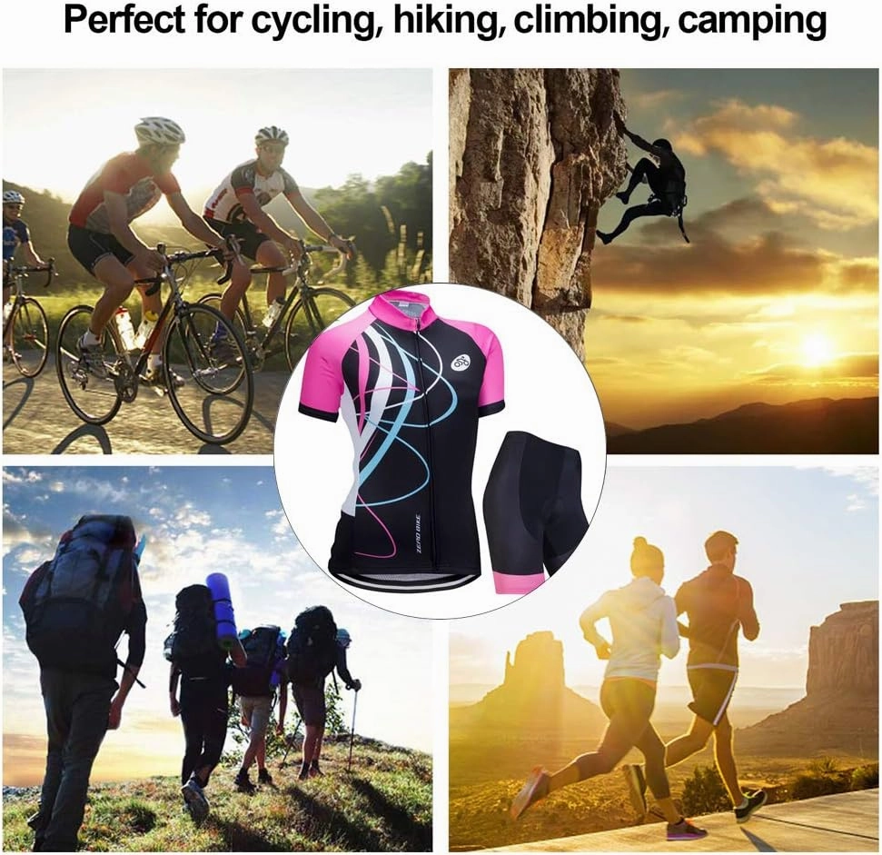 ZEROBIKE® Women's Short Sleeve Cycling Jersey Jacket Cycling Shirt Quick Dry Breathable Mountain Clothing Bike Top