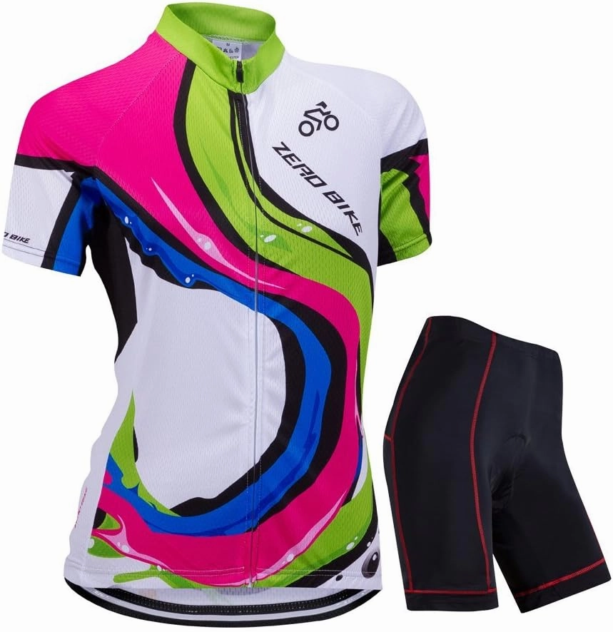 ZEROBIKE® Women's Short Sleeve Cycling Jersey Jacket Cycling Shirt Quick Dry Breathable Mountain Clothing Bike Top